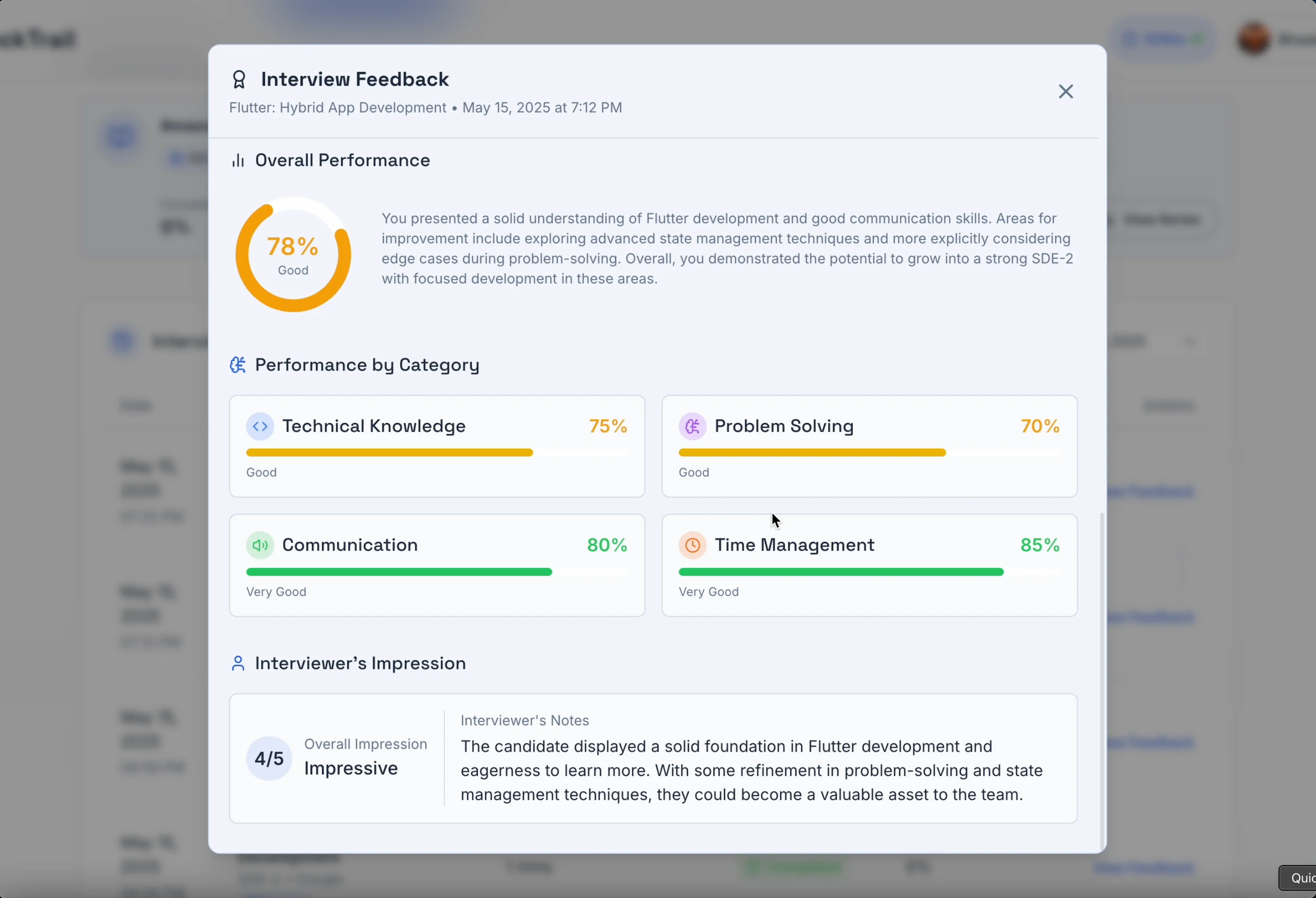Detailed & Constructive Feedback